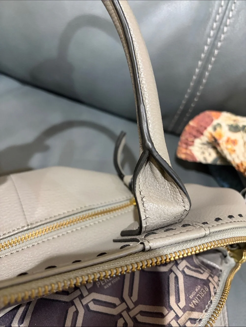 NWT Perlina Pebbled Leather Purse